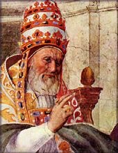 Papa Gregorio XIII, creador del calendario gregoriano.